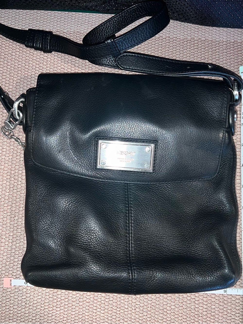 DKNY Black Leather Purse